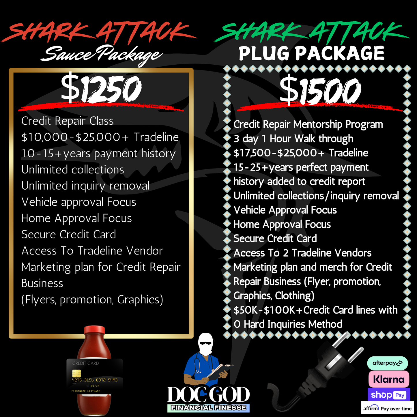 Shark attack Plug Mentorship Package