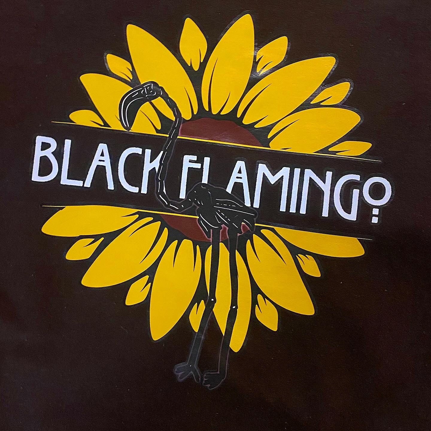 Triple Chocolate Chunk Black Flamingo sweatshirt