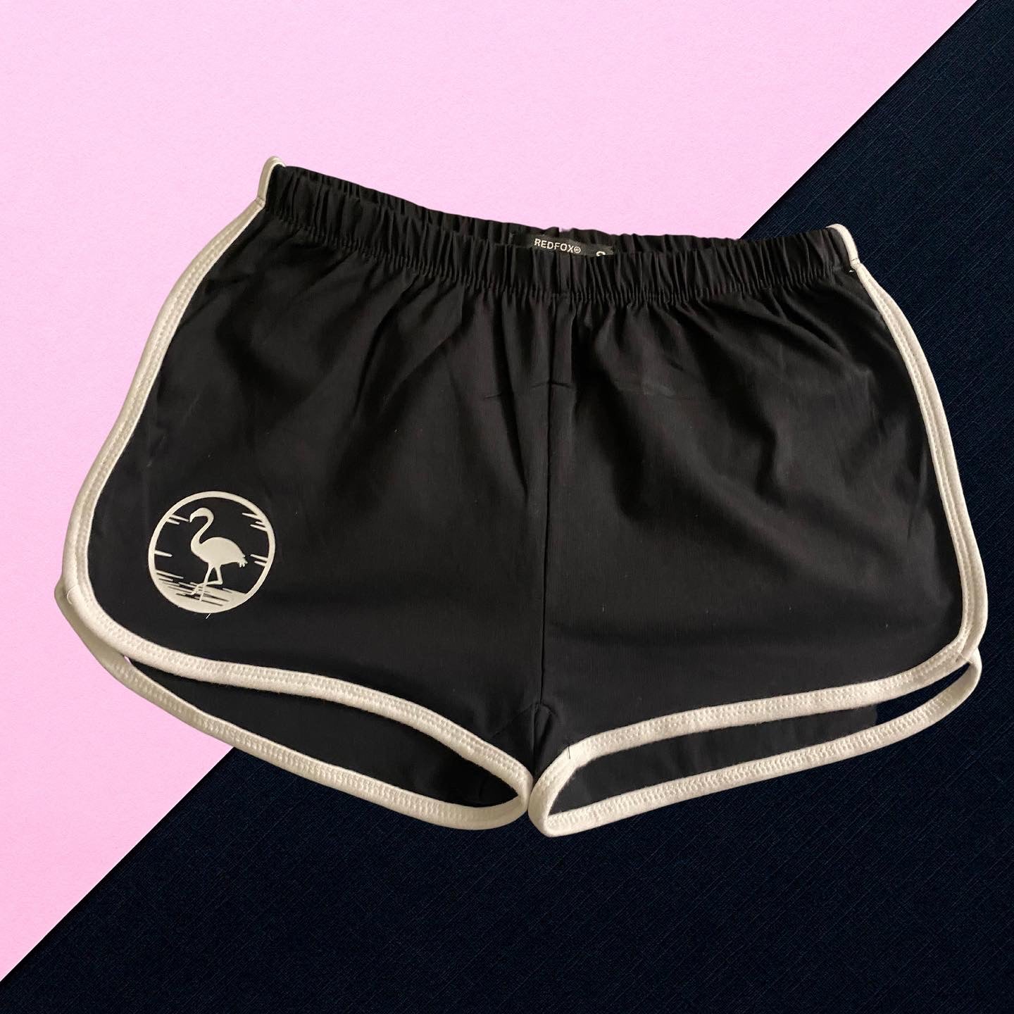 Black Flamingo womens’ cheek Shorts