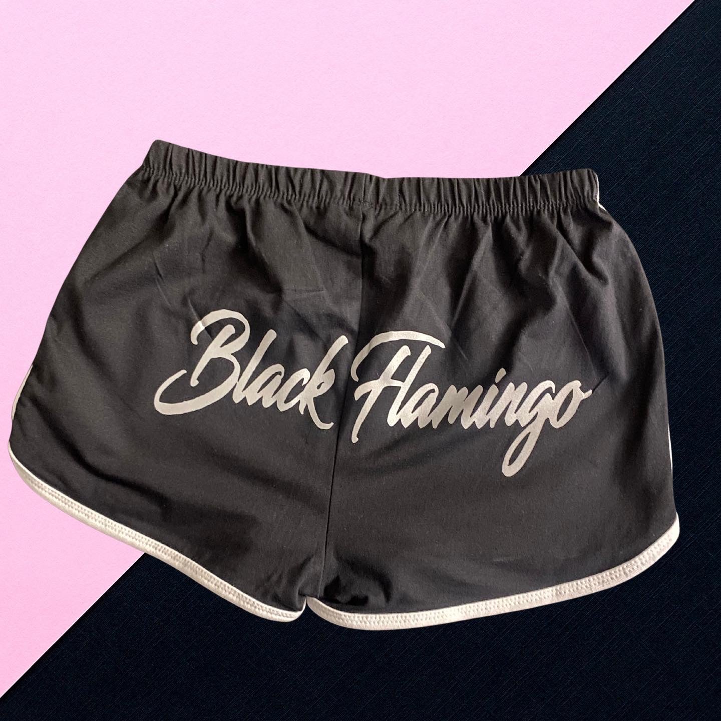 Black Flamingo womens’ cheek Shorts